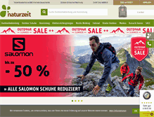 Tablet Screenshot of naturzeit.com